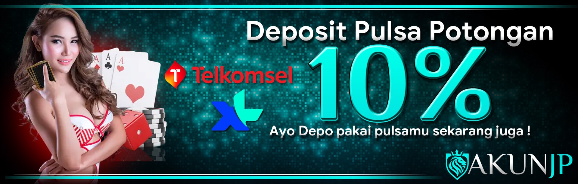 DEPOSIT PULSA POTONGAN 10%